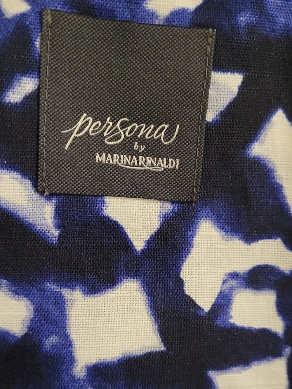 Marina Renaldi  Abstract Open-Front Long Line‎ Blazer - Picture 4 of 7
